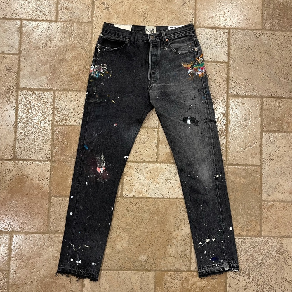 Gallery Dept 5001 Two Face Painted Black Denim